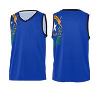 GuoChe Maglia da basket atletica da uomo in casa e in trasferta da baseball da donna per uomini donne giovani fan uniforme regali, Bandiera dello stato del Nevada, XS