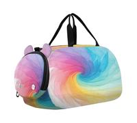 GuoChe Mini borsa a tracolla con scomparto per scarpe impermeabile nera borsa per cani da passeggio, Colore 13, 1 size, Moderno/adattabile