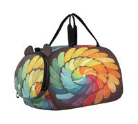 GuoChe Mini borsa a tracolla con scomparto per scarpe impermeabile nera borsa per cani da passeggio, Colore 8., 1 size, Moderno/adattabile