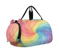 GuoChe Mini borsa a tracolla con scomparto per scarpe impermeabile nera borsa per cani da passeggio, Colore 9, 1 size, Moderno/adattabile