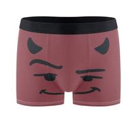 GuoChe Mischievous Devil Look Mens Boxer Slip Traspirante Biancheria Intima per Uomo Mutande Interiores Para Hombres, Aspetto diavolo malizioso, Large