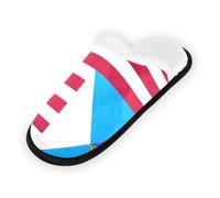 GuoChe Pantofole Morbide Antiscivolo Indoor Casa Pantofole Scarpe per Camera Da Letto Hotel Viaggi Spa Bandiera Degli Stati Uniti Dispersione Luce Pace, Bandiera degli Stati Uniti Dispersione della