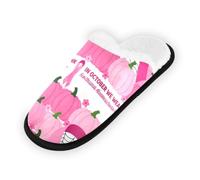 GuoChe Pantofole morbide antiscivolo per interni, pantofole da casa, per camera da letto, hotel, viaggi, spa, libellula, mini, Libellula Mini, Medium