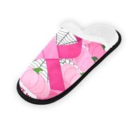 GuoChe Pantofole morbide antiscivolo per interni, pantofole da casa, per camera da letto, hotel, viaggi, spa, libellula, mini, Libellula Mini, Large