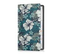 GuoChe Passport Covers Travel Accessory 5.7 * 4.3in Passport Holder Women Brown Black Buffalo Plaid PU Leather