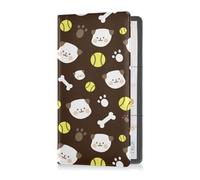 GuoChe Passport Holder Orange PU Leather Passport Covers Travel Accessory 5.7 * 4.3in