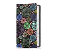 GuoChe Passport Holder Women A Pattern with Sharks PU Leather Passport Covers Travel Accessory 5.7 * 4.3in