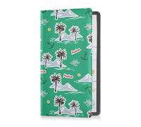 GuoChe Passport Holder Women Animal Orange PU Leather Passport Covers Travel Accessory 5.7 * 4.3in