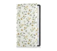 GuoChe Passport Holder Women Animals Elephant Monkey PU Leather Passport Covers Travel Accessory 5.7 * 4.3in