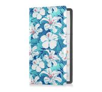 GuoChe Passport Holder Women Bright and Lively Summer PU Leather Passport Covers Travel Accessory 5.7 * 4.3in