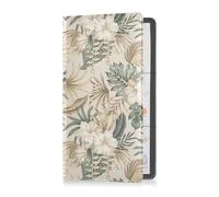 GuoChe Passport Holder Women Bright Blue Dragonflies PU Leather Passport Covers Travel Accessory 5.7 * 4.3in