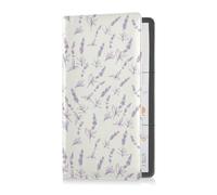 GuoChe Passport Holder Women Bubbles Childish Doodle Striped Dinosaur PU Leather Passport Covers Travel Accessory 5.7 * 4.3in