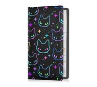 GuoChe Passport Holder Women Buffalo Plaid Check Tartan Scotland Christmas PU Leather Passport Covers Travel Accessory 5.7 * 4.3in