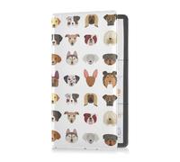 GuoChe Passport Holder Women Cartoon Frog PU Leather Passport Covers Travel Accessory 5.7 * 4.3in