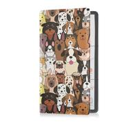 GuoChe Passport Holder Women Cartoon Penguin PU Leather Passport Covers Travel Accessory 5.7 * 4.3in