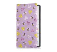 GuoChe Passport Holder Women Childish Cute Koala Bears Stars PU Leather Passport Covers Travel Accessory 5.7 * 4.3in