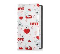GuoChe Passport Holder Women Christmas Trees Dot PU Leather Passport Covers Travel Accessory 5.7 * 4.3in