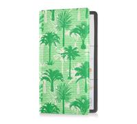 GuoChe Passport Holder Women Crocodile Blue Funny Animal PU Leather Passport Covers Travel Accessory 5.7 * 4.3in