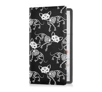 GuoChe Passport Holder Women Cute Brown Bears and Forest PU Leather Passport Covers Travel Accessory 5.7 * 4.3in