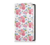 GuoChe Passport Holder Women Cute Fishs Cartoon Design PU Leather Passport Covers Travel Accessory 5.7 * 4.3in