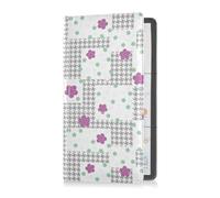 GuoChe Passport Holder Women Different Eucalyptus Trees PU Leather Passport Covers Travel Accessory 5.7 * 4.3in