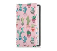 GuoChe Passport Holder Women Dino Roar PU Leather Passport Covers Travel Accessory 5.7 * 4.3in