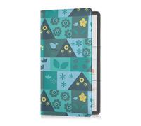 GuoChe Passport Holder Women Dolphin Killer Whale Orca Whale PU Leather Passport Covers Travel Accessory 5.7 * 4.3in