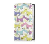 GuoChe Passport Holder Women Farmhouse Various Flowers and Insects PU Leather Passport Covers Travel Accessory 5.7 * 4.3in