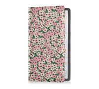 GuoChe Passport Holder Women Fishes and Blue Yellow PU Leather Passport Covers Travel Accessory 5.7 * 4.3in