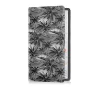 GuoChe Passport Holder Women Funny Construction Vehicles Cartoon PU Leather Passport Covers Travel Accessory 5.7 * 4.3in
