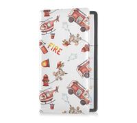 GuoChe Passport Holder Women Ocean Fishes PU Leather Passport Covers Travel Accessory 5.7 * 4.3in