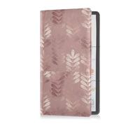 GuoChe Passport Holder Women Orange Yellow Buffalo Plaid PU Leather Passport Covers Travel Accessory 5.7 * 4.3in