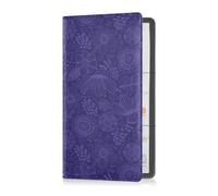 GuoChe Passport Holder Women Plaid Buffalo PU Leather Passport Covers Travel Accessory 5.7 * 4.3in
