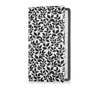 GuoChe Passport Holder Women Sailor Blue and White Marine Striped PU Leather Passport Covers Travel Accessory 5.7 * 4.3in
