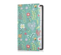 GuoChe Passport Holder Women Sea PU Leather Passport Covers Travel Accessory 5.7 * 4.3in