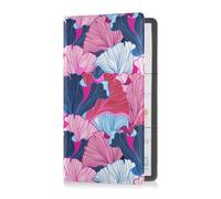 GuoChe Passport Holder Women Space Cartoon Stars Comets PU Leather Passport Covers Travel Accessory 5.7 * 4.3in