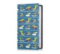 GuoChe Passport Holder Women St. Patrick's Day Shamrocks Plaid PU Leather Passport Covers Travel Accessory 5.7 * 4.3in