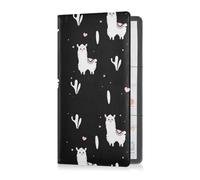 GuoChe Passport Holder Women Twinkling Stars Rainbow Plaid PU Leather Passport Covers Travel Accessory 5.7 * 4.3in