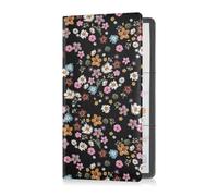 GuoChe Passport Holder Women Violet Plaid PU Leather Passport Covers Travel Accessory 5.7 * 4.3in