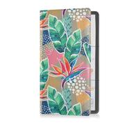 GuoChe Passport Holder Women Whale PU Leather Passport Covers Travel Accessory 5.7 * 4.3in