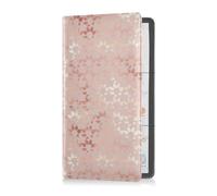 GuoChe Passport Holder Women White Black Buffalo Plaid PU Leather Passport Covers Travel Accessory 5.7 * 4.3in