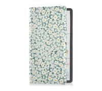 GuoChe Passport Holder Women Xmas New Year PU Leather Passport Covers Travel Accessory 5.7 * 4.3in
