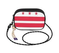 GuoChe Piccola borsa a tracolla da uomo, con tracolla regolabile, borsa a tracolla per escursioni e viaggi, Washington D.C. Bandiera, One Size