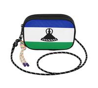 GuoChe Piccola borsa a tracolla per uomo Comfort con tracolla regolabile Borse a tracolla da donna Have a meal, Bandiera nazionale del Lesotho, One Size