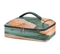 GuoChe Porta pizza isolato superiore isolamento termico grande capacità catering e viaggio facile da pulire (Spot Clean) marmo terracotta verde_3