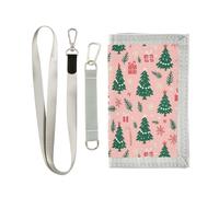 GuoChe Portafogli per bambini per ragazzi e ragazze dai 6 ai 18 anni, tasca portamonete con cerniera motivo carino renna