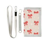 GuoChe Portafogli per ragazzi a tre ante per sport all'aria aperta per bambini portafogli carta d'identità sottile piccolo portamonete festivo sfondo beige