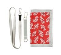 GuoChe Portafoglio per bambini da 6 a 18 anni, per sport all'aria aperta, viaggi, portafoglio per bambini, rosso, con motivo Keep Calm and Carry on