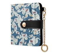 GuoChe Portafoglio pieghevole da donna carino squalo per donna comodo portafoglio in pelle PU per uomo donna viaggio