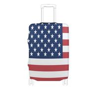 GuoChe Protezione per bagagli multi-formato per la maggior parte dei bagagli standard, elastica ed elastica, resistente ai graffi, protezione per valigie da viaggio, Bandiera delle isole minori